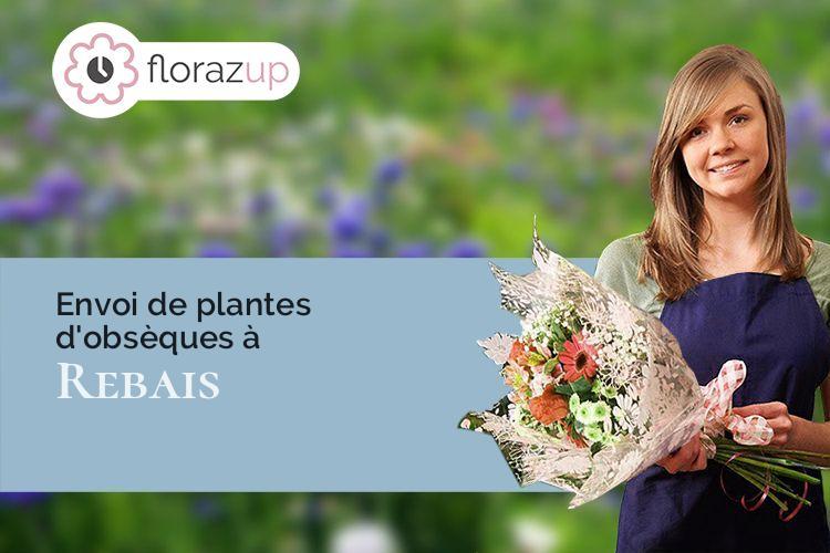 coupes de fleurs pour des obsèques à Rebais (Seine-et-Marne/77510)