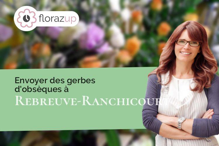 couronnes florales pour une crémation à Rebreuve-Ranchicourt (Pas-de-Calais/62150)