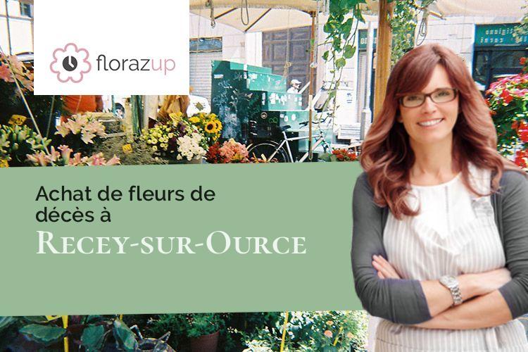 coeurs de fleurs pour un enterrement à Recey-sur-Ource (Côte-d'Or/21290)