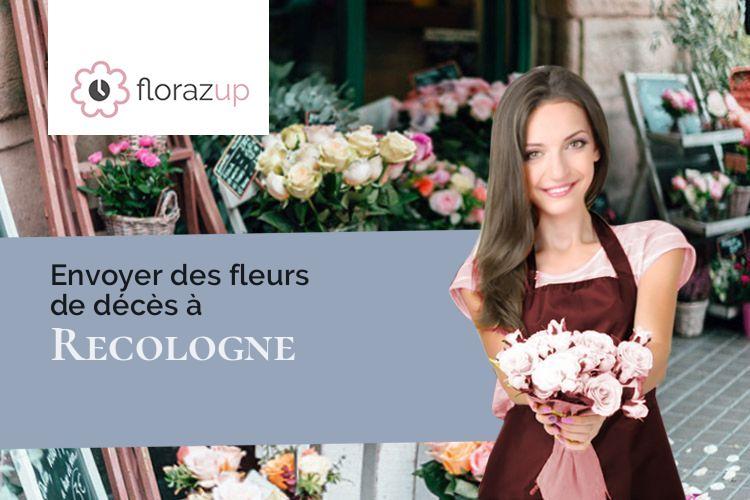 compositions florales pour un enterrement à Recologne (Haute-Saône/70130)