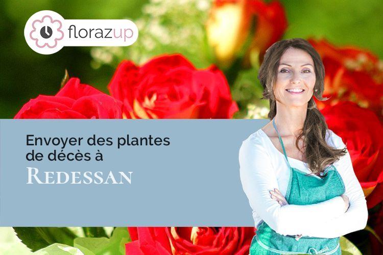 créations florales pour des funérailles à Redessan (Gard/30129)