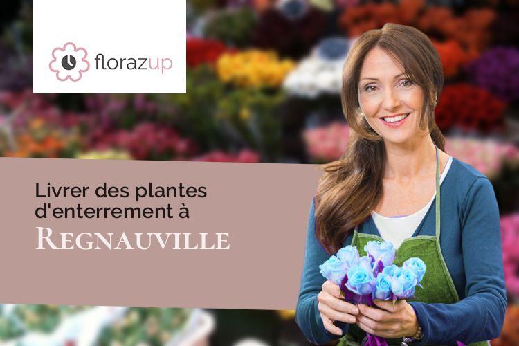 compositions de fleurs pour un deuil à Regnauville (Pas-de-Calais/62140)