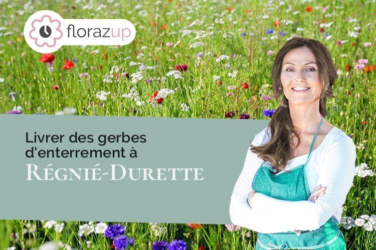 compositions florales pour une crémation à Régnié-Durette (Rhône/69430)