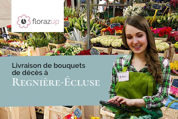 coupes de fleurs pour des funérailles à Regnière-Écluse (Somme/80120)