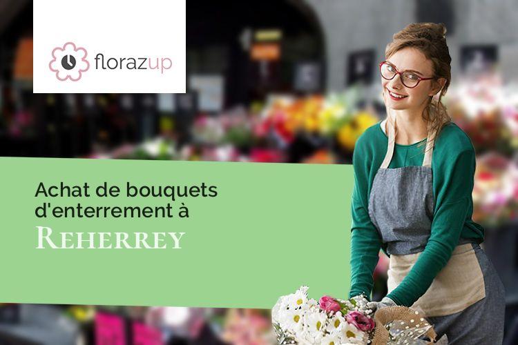 créations florales pour un enterrement à Reherrey (Meurthe-et-Moselle/54120)