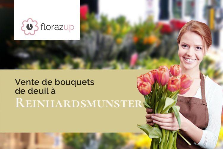 couronnes florales pour un décès à Reinhardsmunster (Bas-Rhin/67440)