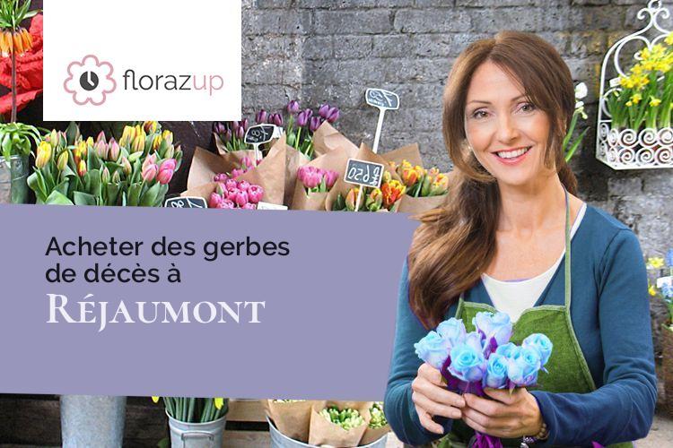 couronnes de fleurs pour une crémation à Réjaumont (Gers/32390)