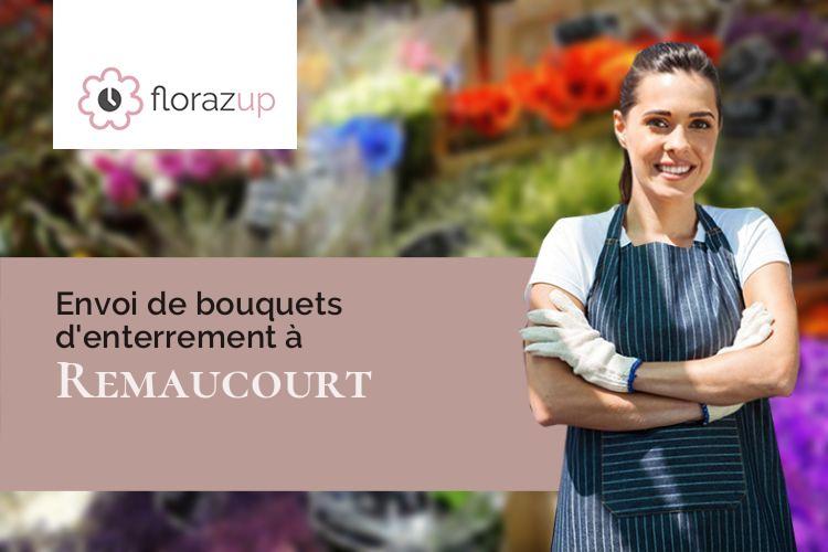 compositions florales pour des obsèques à Remaucourt (Aisne/02100)