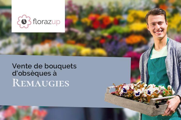 créations florales pour un enterrement à Remaugies (Somme/80500)