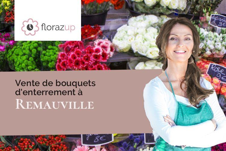 coeurs de fleurs pour un deuil à Remauville (Seine-et-Marne/77710)