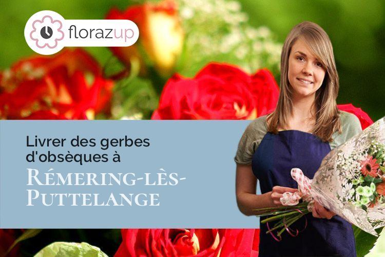 créations florales pour une crémation à Rémering-lès-Puttelange (Moselle/57510)