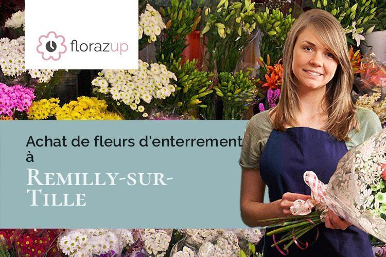 créations de fleurs pour un décès à Remilly-sur-Tille (Côte-d'Or/21560)