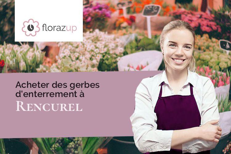 compositions de fleurs pour des funérailles à Rencurel (Isère/38680)