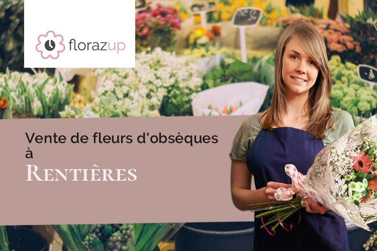 créations de fleurs pour un décès à Rentières (Puy-de-Dôme/63420)