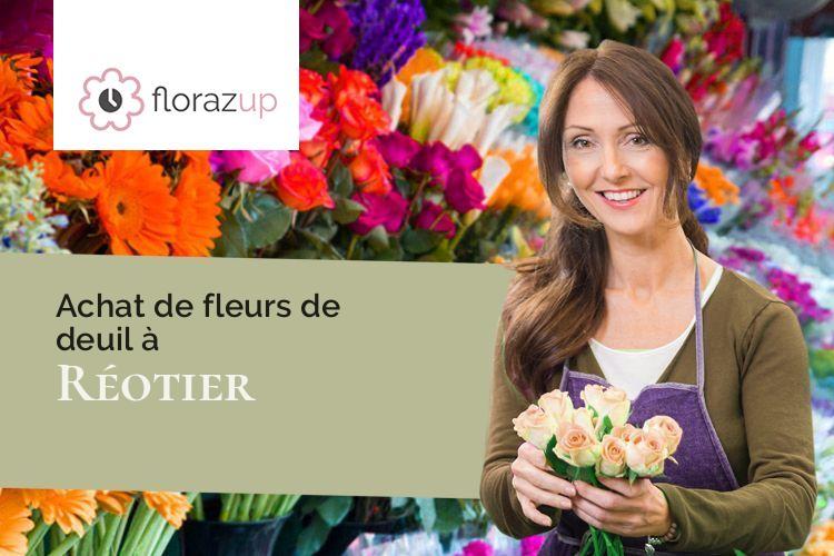 couronnes de fleurs pour un décès à Réotier (Hautes-Alpes/05600)