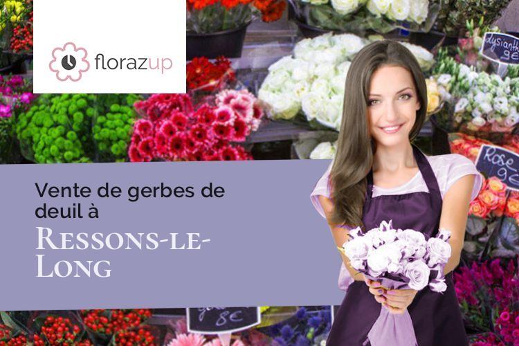 couronnes florales pour une crémation à Ressons-le-Long (Aisne/02290)
