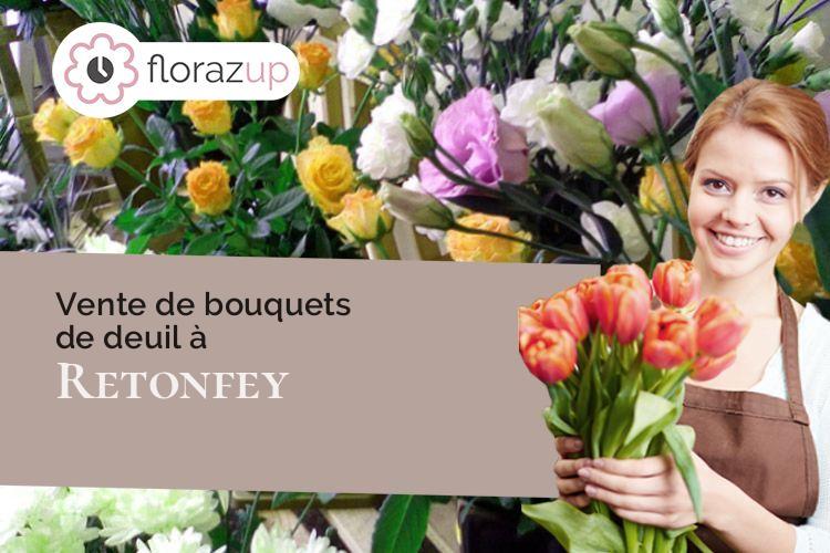 créations de fleurs pour des funérailles à Retonfey (Moselle/57117)