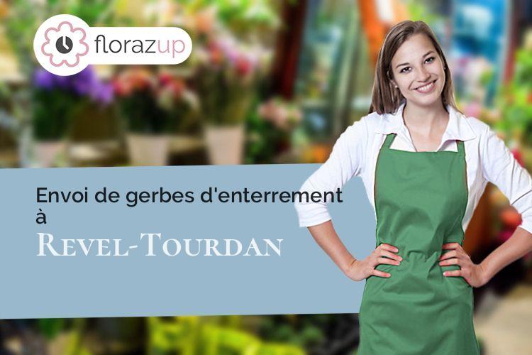 bouquets de fleurs pour un décès à Revel-Tourdan (Isère/38270)