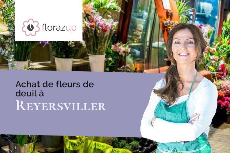 bouquets de fleurs pour un décès à Reyersviller (Moselle/57230)