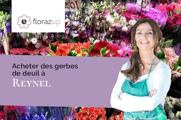 couronnes florales pour des funérailles à Reynel (Haute-Marne/52700)