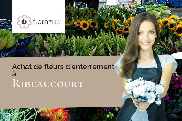 coupes de fleurs pour des obsèques à Ribeaucourt (Meuse/55290)