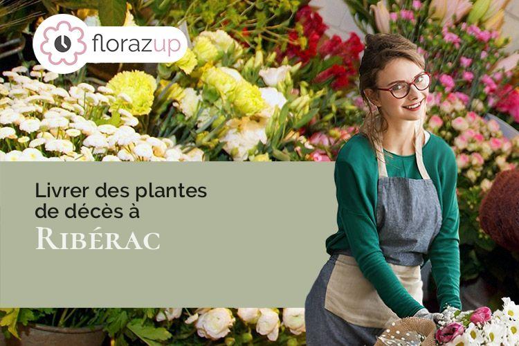 coeur de fleurs pour des obsèques à Ribérac (Dordogne/24600)