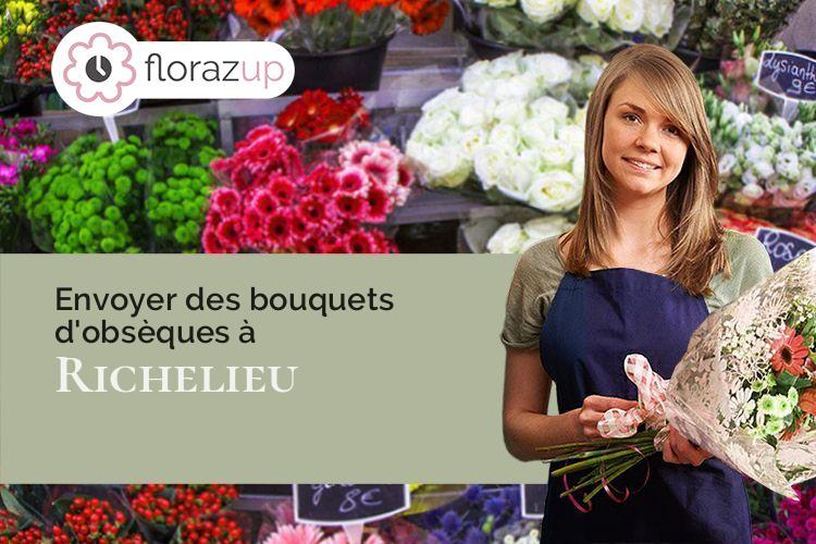 coupes de fleurs pour une crémation à Richelieu (Indre-et-Loire/37120)