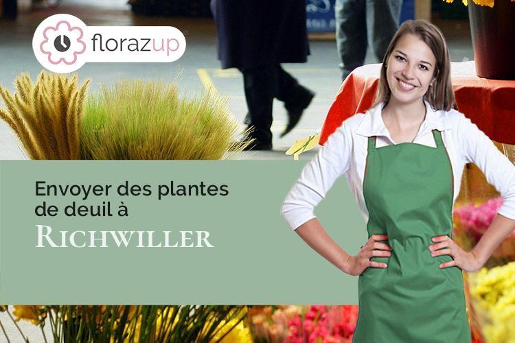 bouquets de fleurs pour une crémation à Richwiller (Haut-Rhin/68120)