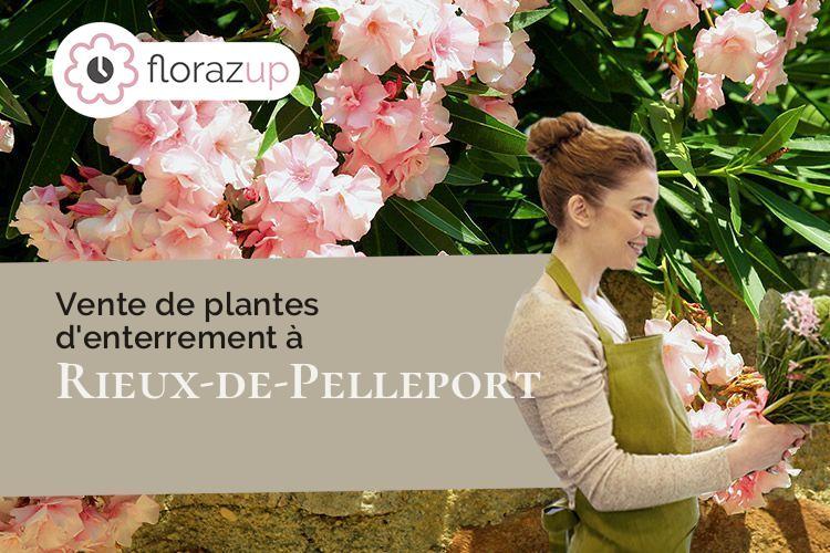fleurs deuil pour des funérailles à Rieux-de-Pelleport (Ariège/09120)