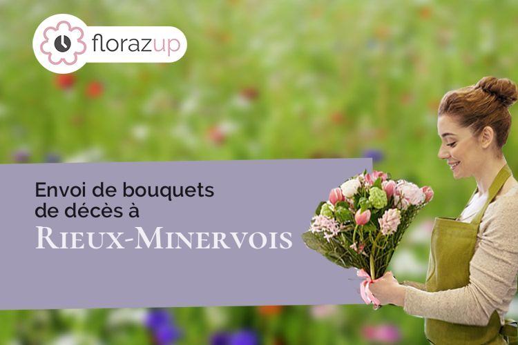 créations florales pour un deuil à Rieux-Minervois (Aude/11160)