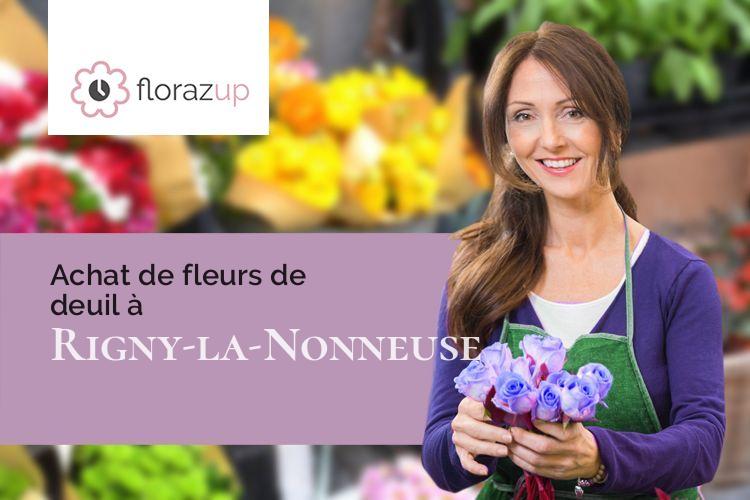 couronnes florales pour un décès à Rigny-la-Nonneuse (Aube/10290)