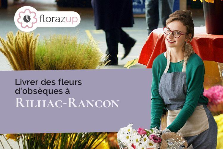 compositions florales pour des funérailles à Rilhac-Rancon (Haute-Vienne/87570)