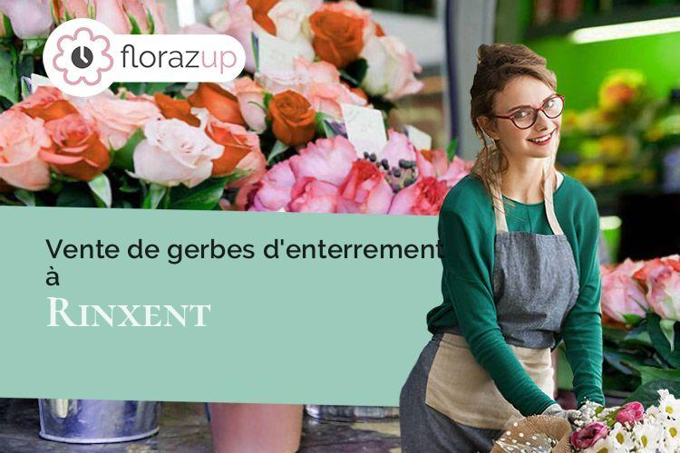 fleurs deuil pour un décès à Rinxent (Pas-de-Calais/62720)