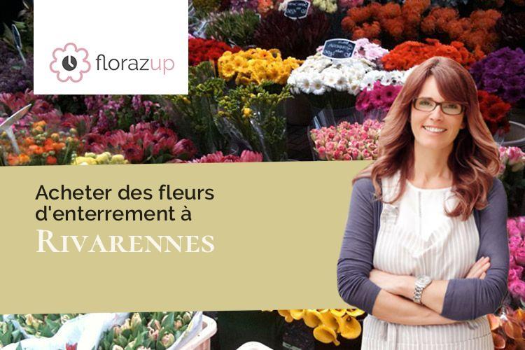 coeurs de fleurs pour des obsèques à Rivarennes (Indre/36800)