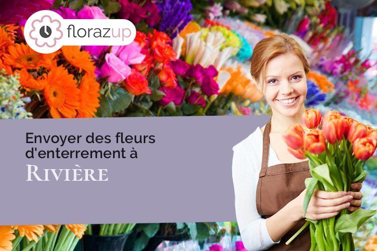 compositions de fleurs pour un deuil à Rivière (Pas-de-Calais/62173)