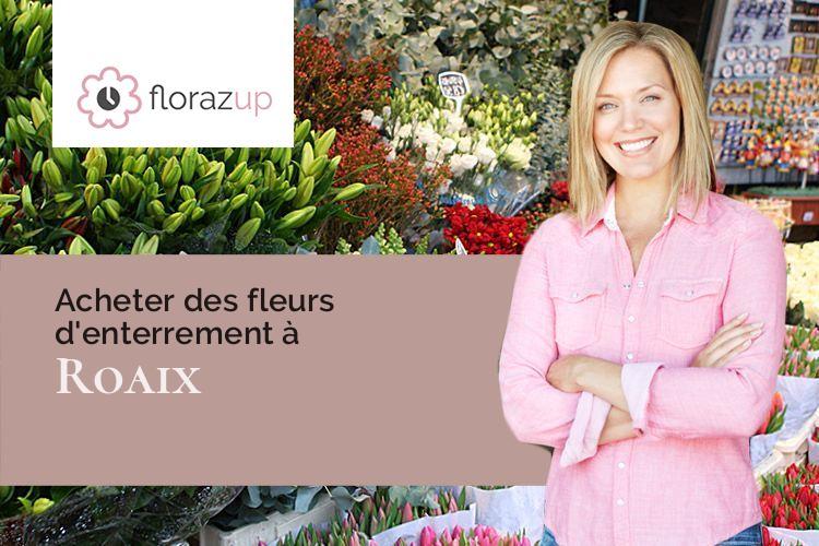 bouquets de fleurs pour des funérailles à Roaix (Vaucluse/84110)