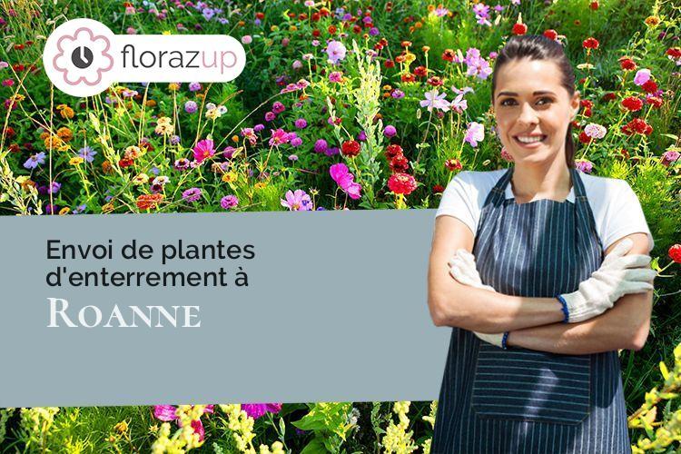 compositions de fleurs pour un enterrement à Roanne (Loire/42300)