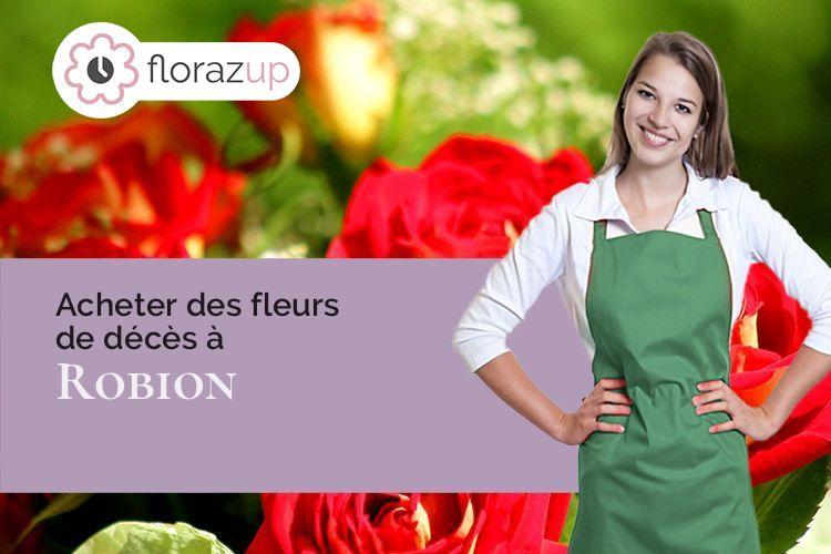 bouquets de fleurs pour une crémation à Robion (Vaucluse/84440)