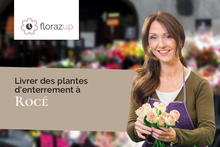 couronnes de fleurs pour un deuil à Rocé (Loir-et-Cher/41100)