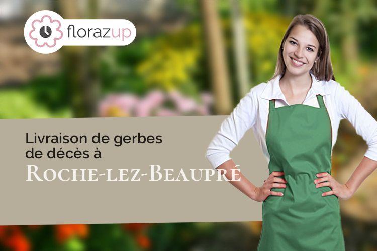 créations de fleurs pour des obsèques à Roche-lez-Beaupré (Doubs/25220)