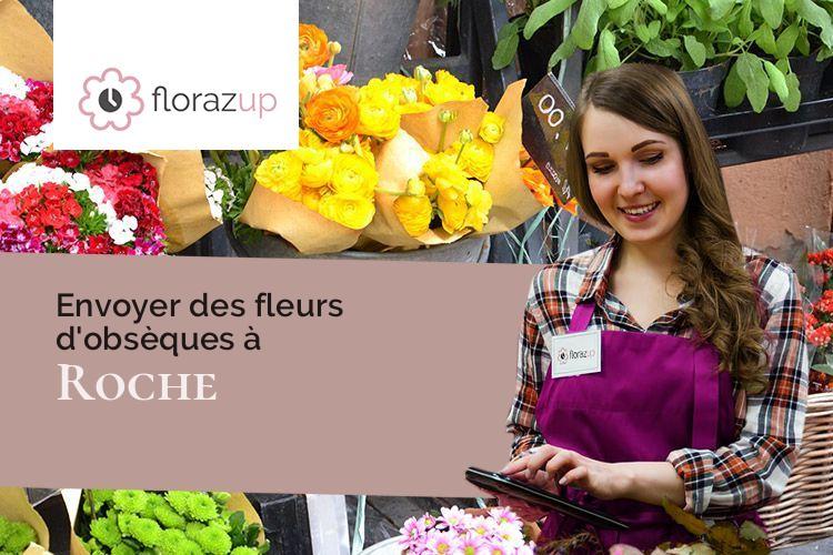 coupes de fleurs pour des obsèques à Roche (Loire/42600)