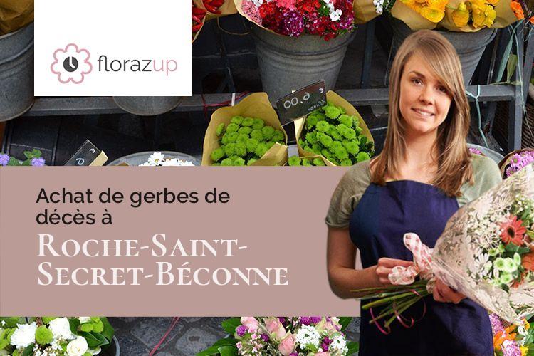 coeurs de fleurs pour une crémation à Roche-Saint-Secret-Béconne (Drôme/26770)