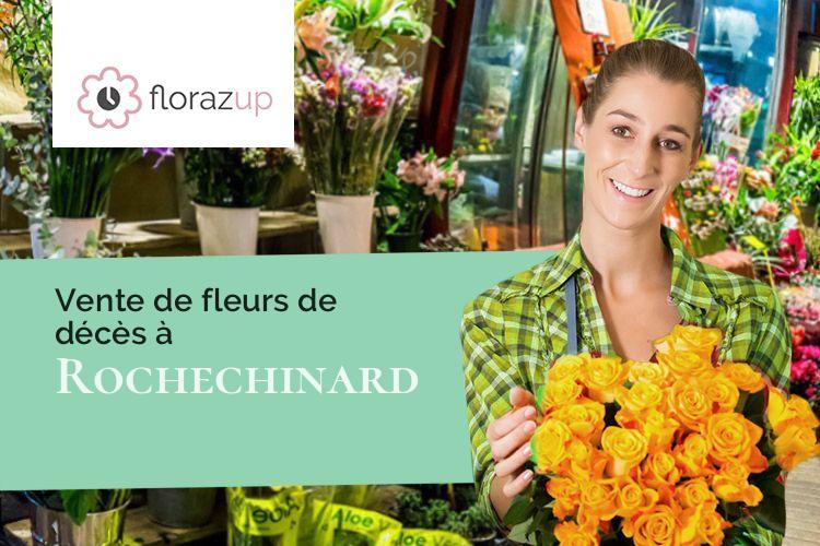 coupes de fleurs pour des obsèques à Rochechinard (Drôme/26190)