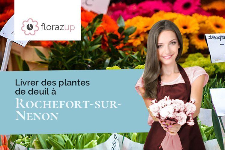 compositions florales pour une crémation à Rochefort-sur-Nenon (Jura/39700)