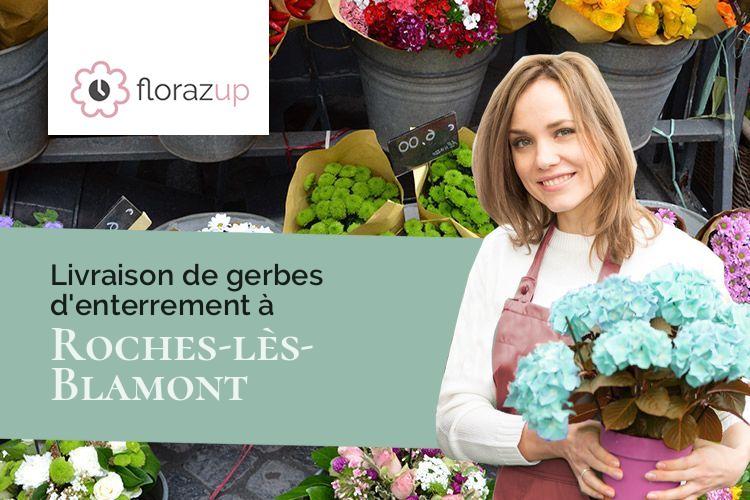 créations florales pour un deuil à Roches-lès-Blamont (Doubs/25310)