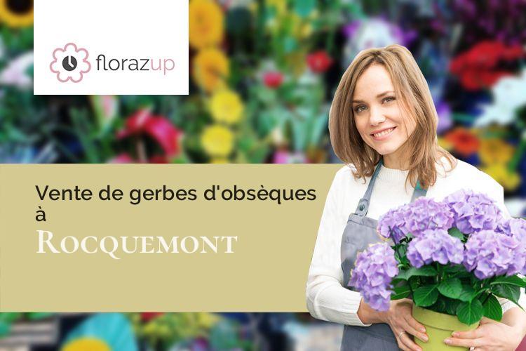compositions florales pour un décès à Rocquemont (Seine-Maritime/76680)