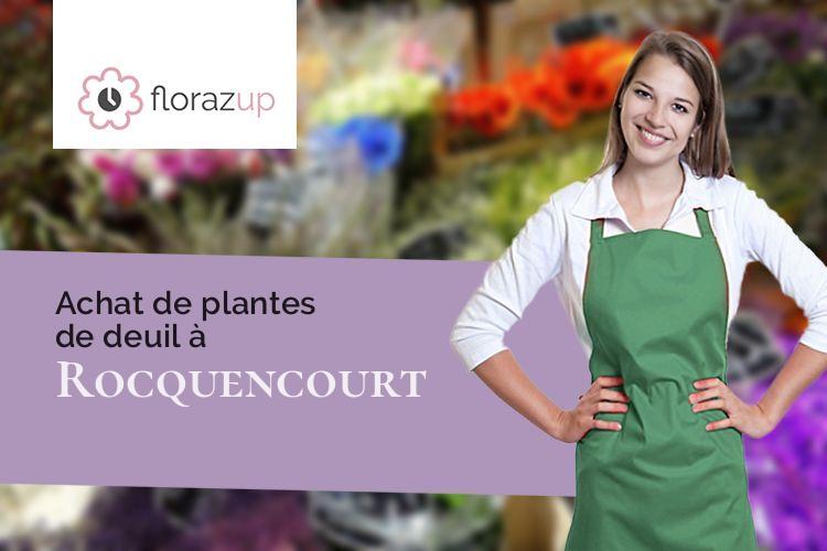 compositions de fleurs pour un deuil à Rocquencourt (Oise/60120)