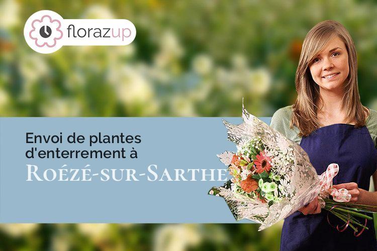 couronnes florales pour une crémation à Roézé-sur-Sarthe (Sarthe/72210)