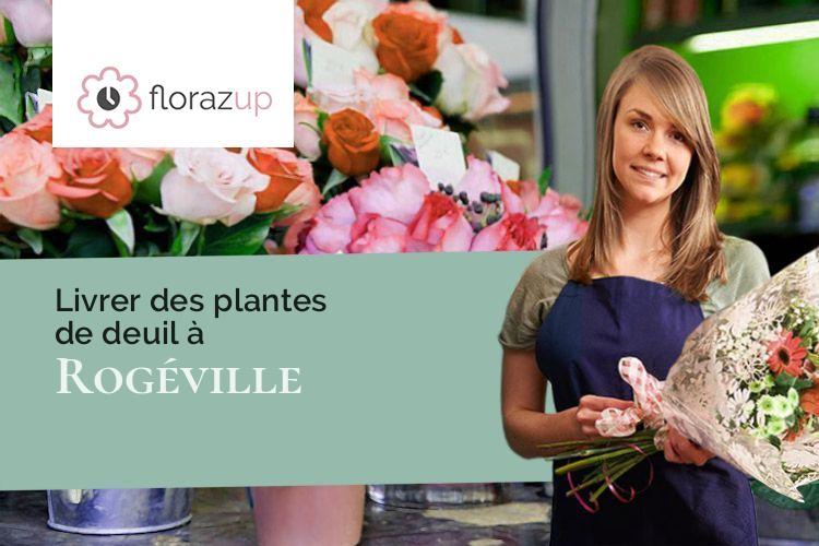 couronnes de fleurs pour un enterrement à Rogéville (Meurthe-et-Moselle/54380)