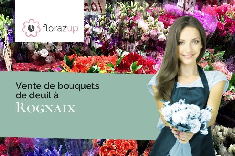 couronnes florales pour un deuil à Rognaix (Savoie/73730)
